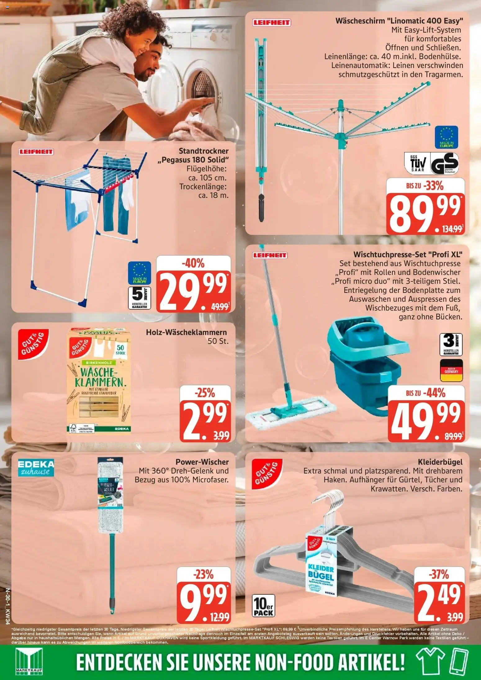 Edeka Prospekt Rostock (ab 17.08.2026) » Angebote Online | Seite: 30 | Produkte: Kleiderbügel