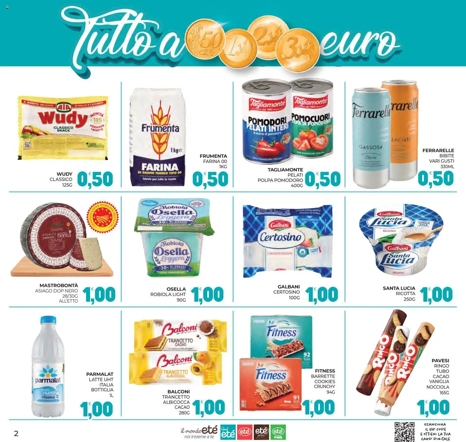 Volantino Eté del 03/07/2026 | Pagina: 2 | Prodotti: Tè, Pomodoro, Ferrarelle, Bottiglia