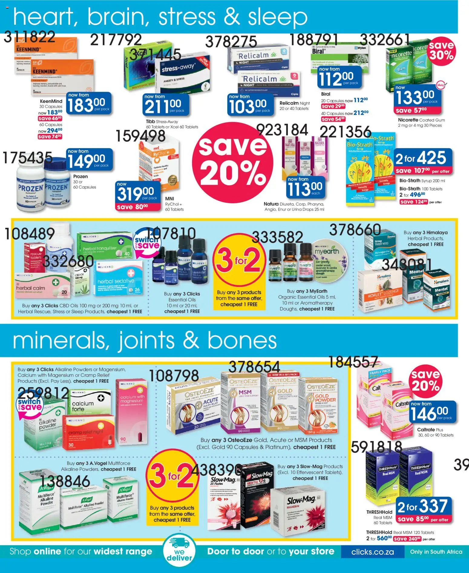 New Clicks catalogue – valid from 21.05.2026 | Page: 32 | Products: Powder, Switch, Touca de banho, Syrup