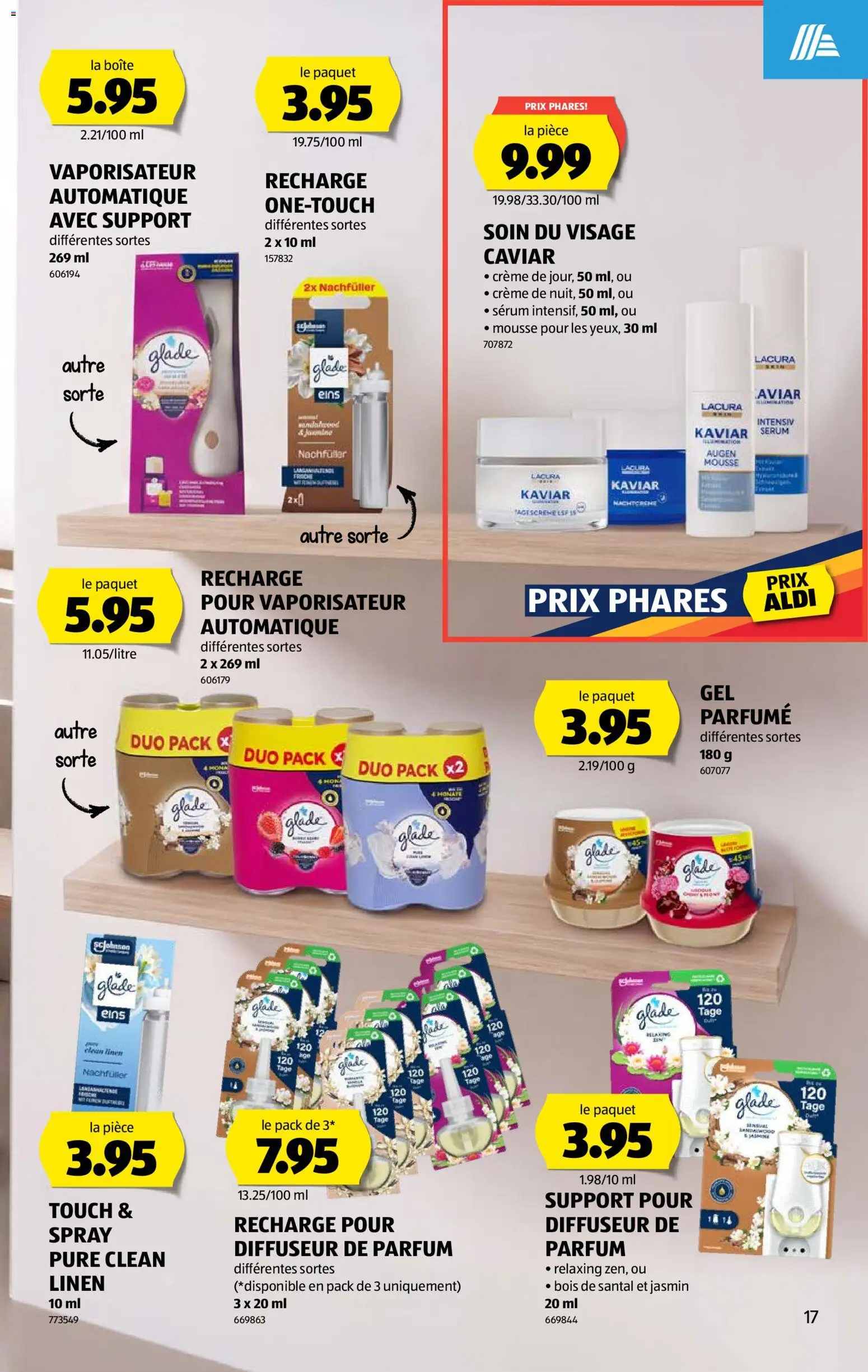 Aldi aktionen FR – gültig ab 10.09.2026 | Seite: 17 | Produkte: Serum, Parfüm, Creme