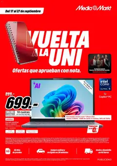Vista previa Media Markt folleto válido desde el 17/09/2026