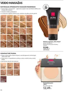 AVON leidinys galioja nuo 2026.07.01 | Puslapis: 54 | Prekių: Makiažo pagrindas, Makiažas, Pudra