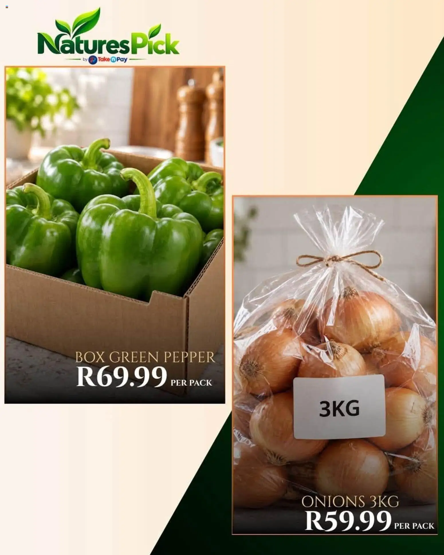 New Take n Pay catalogue – valid from 11/10/2026 | Page: 14 | Products: Box, Onions, Pepper