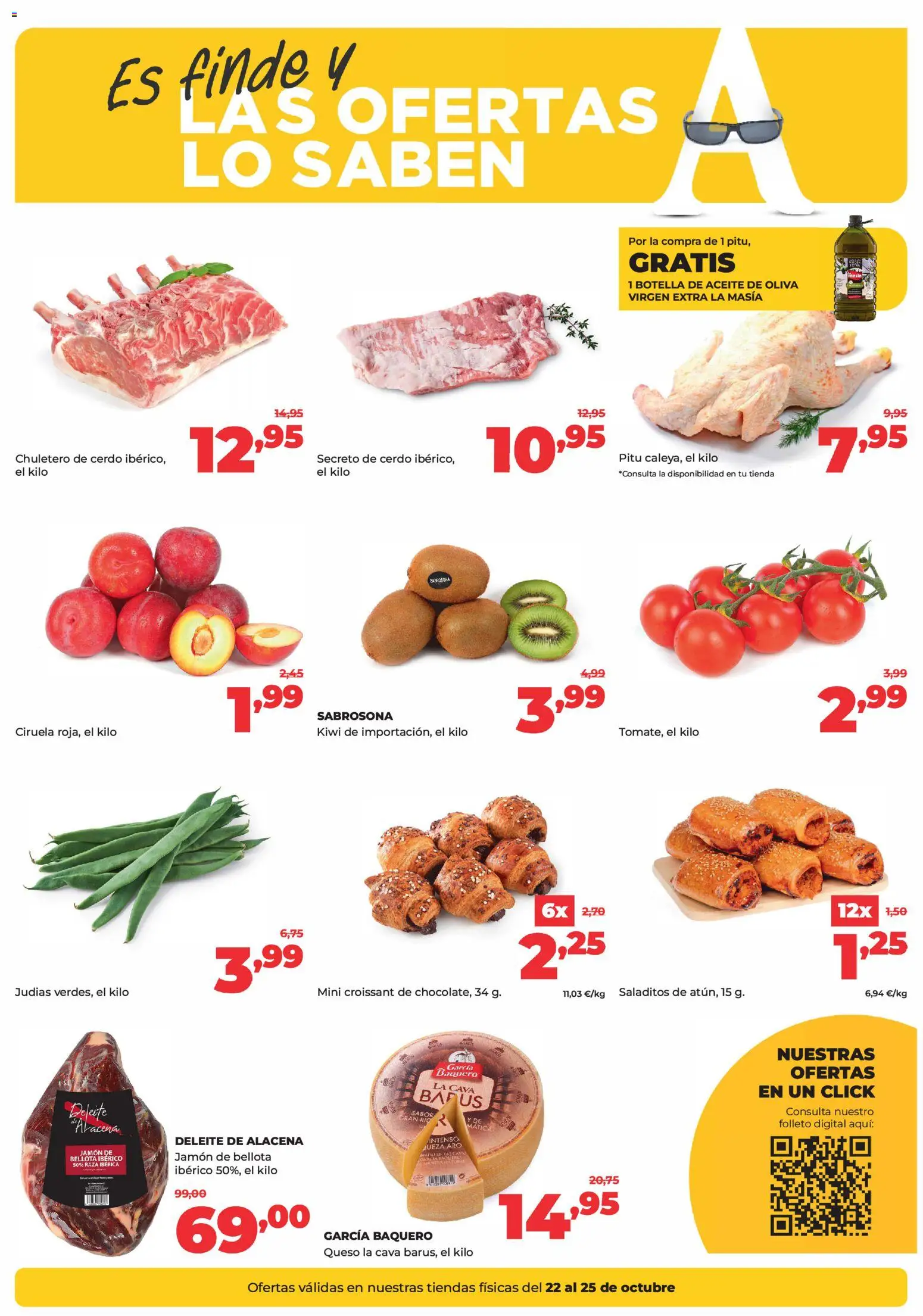 Alimerka Fin de semana │ válido desde el 22/10/2026 | Página: 2 | Productos: Queso, Cerdo, Kiwi, Aceite de oliva virgen extra