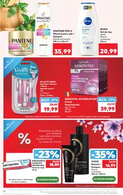 Kaufland RO akciós újság - amely érvényes a következő dátumtól: 20.05.2026 | Oldal: 54 | Termékek: Sampon, Fényvédő