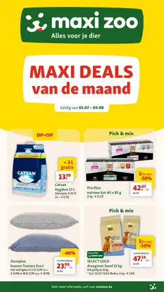 Maxi Zoo folder - Voorbeeld van een folder van Maxi Zoo, geldig van 01/07/2026