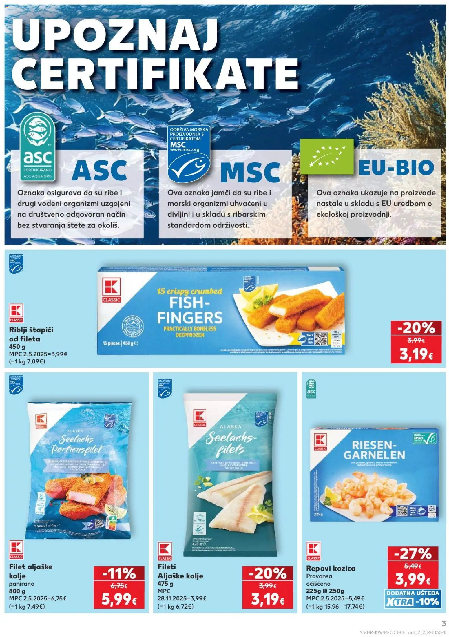 Kaufland HR akciós ujság - amely érvényes a következő dátumtól: 2026.10.28. | Oldal: 3