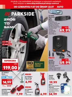 Náhled letáku Kaufland Polsko leták - Złap okazje od 09.07.2026 | Strana: 12 | Produkty: Parkside, My Project, Kabel, Mikrofon