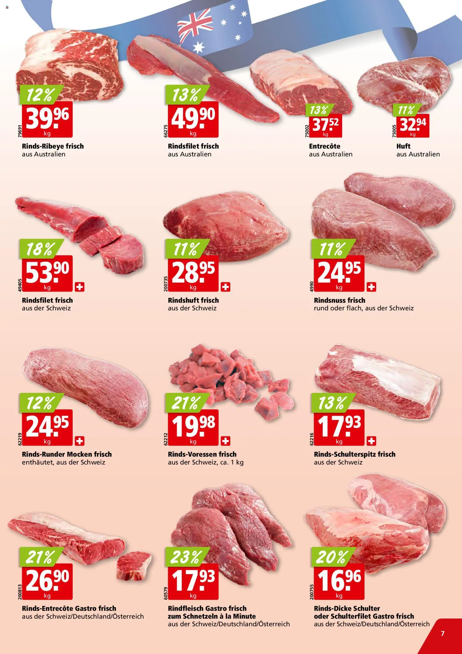 Aligro aktionen – gültig ab 31.08.2026 | Seite: 7 | Produkte: Rindfleisch