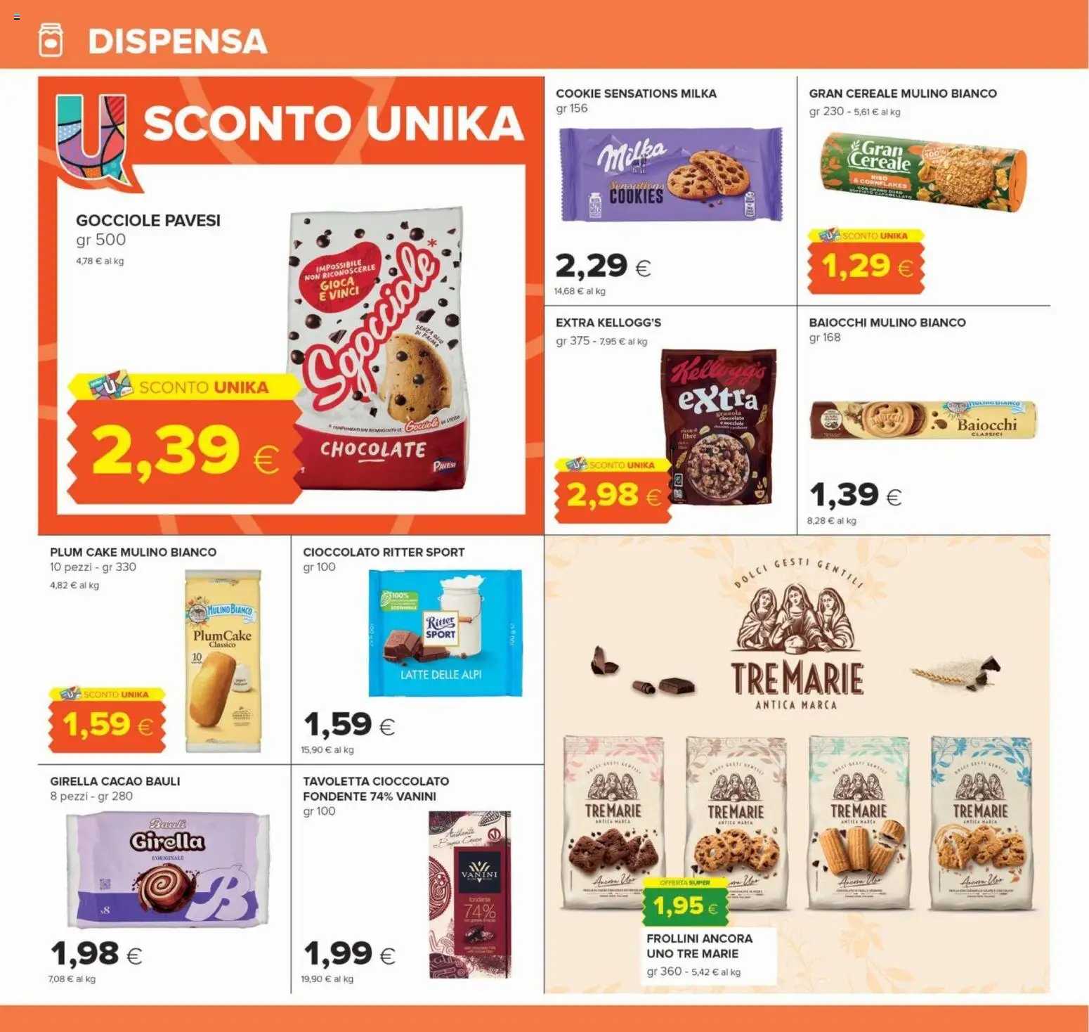 Volantino Oasi del 22/10/2026 | Pagina: 16 | Prodotti: Plumcake, Cacao, Tavoletta, Frollini