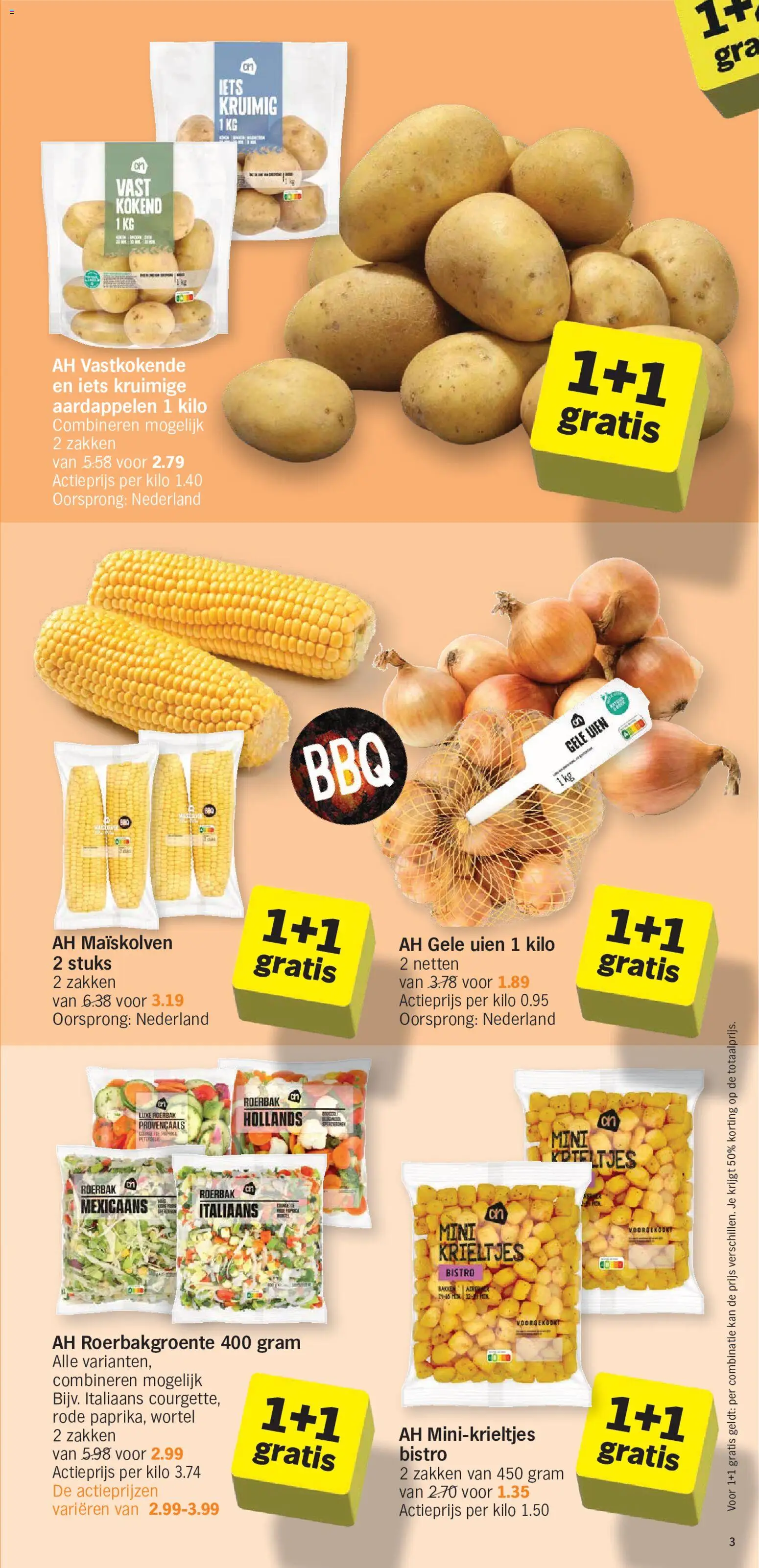 {H1} | Pagina: 3 | Producten: Krieltjes, Aardappelen, Paprika, Kan