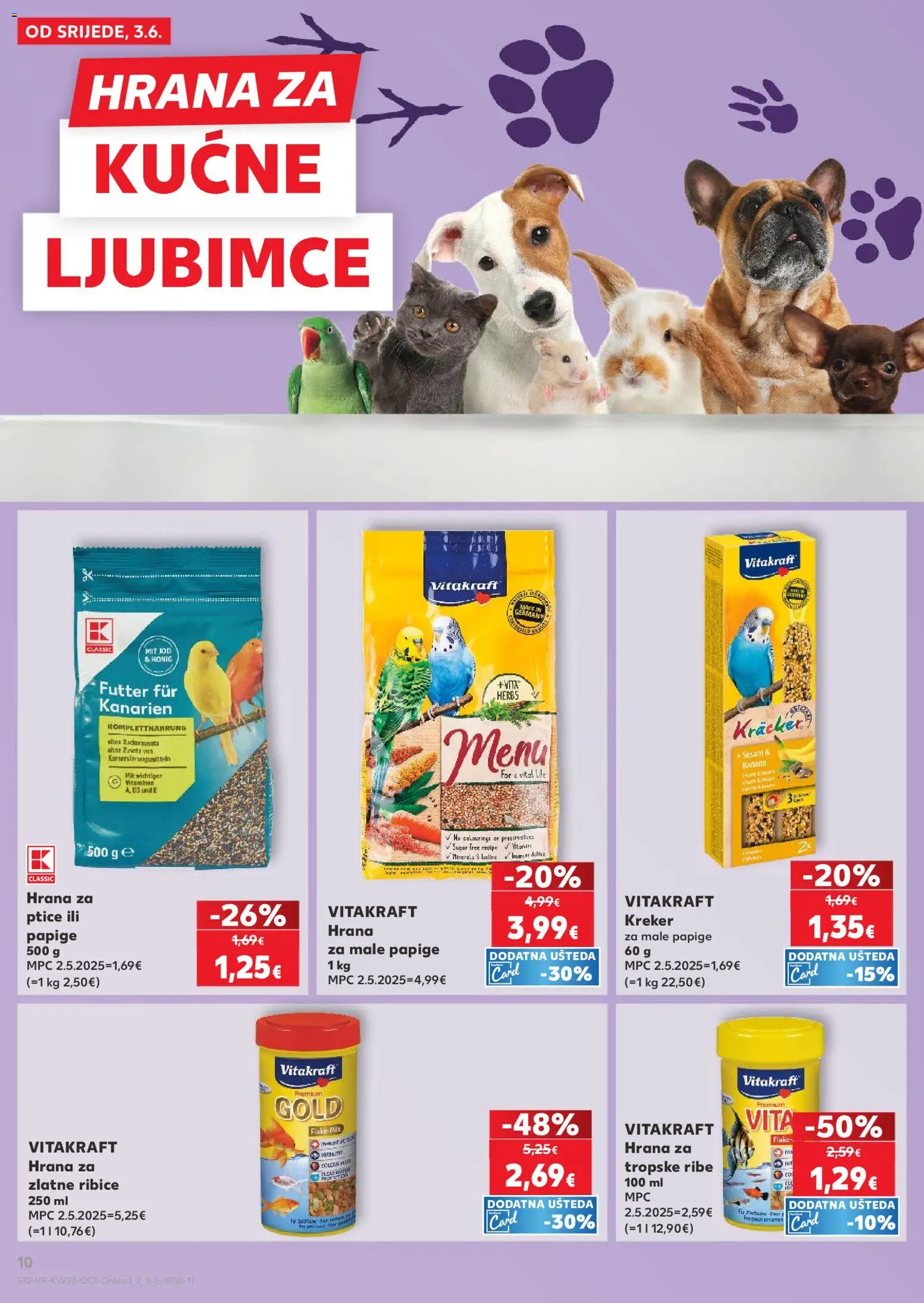 Kaufland HR akciós ujság - amely érvényes a következő dátumtól: 03.06.2026 | Oldal: 10 | Termékek: Kréker