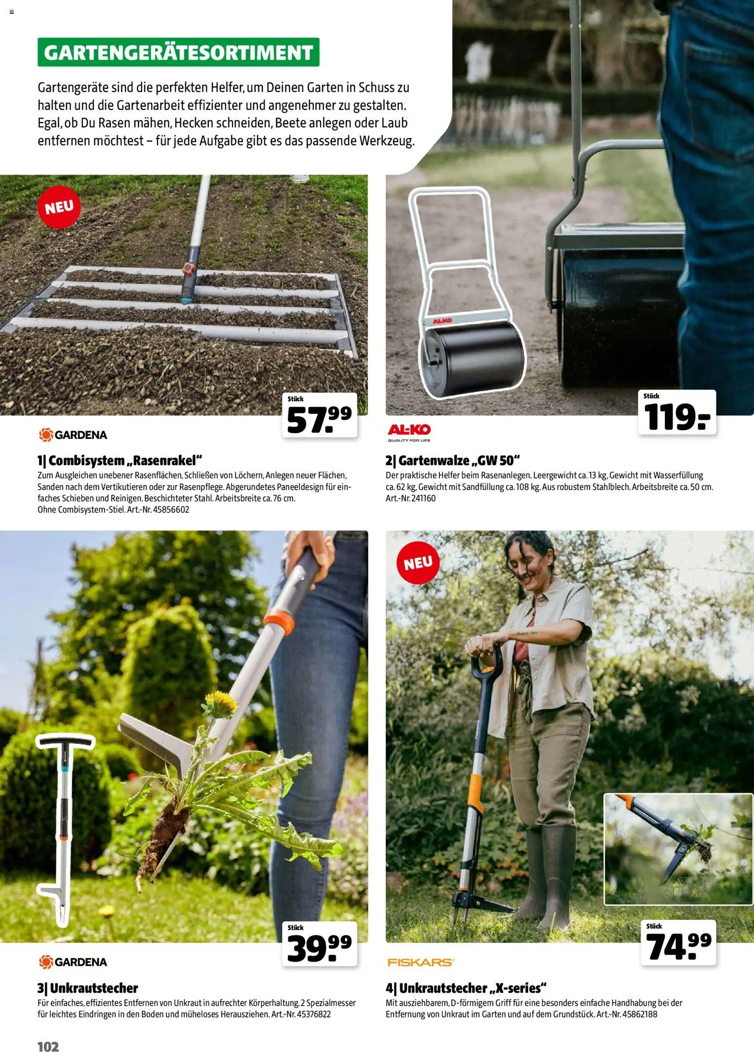 Hagebau Gartenjahr gültig ab 13.03.2026 | Seite: 102 | Produkte: Gewicht