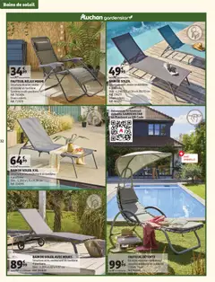 Auchan - Jardinage, meubles jardin - Voorbeeld van een folder van Auchan, geldig van 03.03.2026 | Pagina: 32 | Producten: Fauteuil