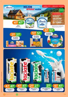 Pogląd oferty "Eurocash gazetka" - ważna od 17.09.2026 | Strona: 28 | Produkty: Ser topiony, Serek almette, Mleko, Mleko UHT