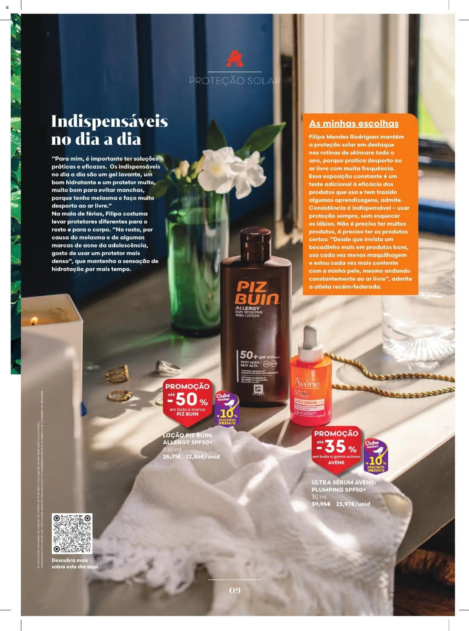 Auchan - Sol e Higiene │ válido de 02/07/2026 | Página: 9 | Produtos: Maquilhagem, Sérum