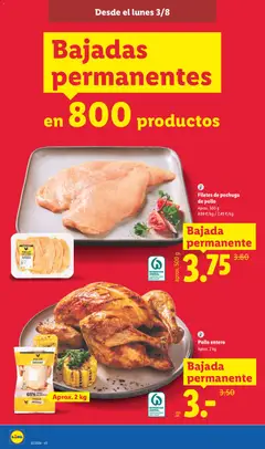 Vista previa Filetes de pechuga de pollo, Aprox. 500 g válido desde el 03/08/2026 | Página: 2