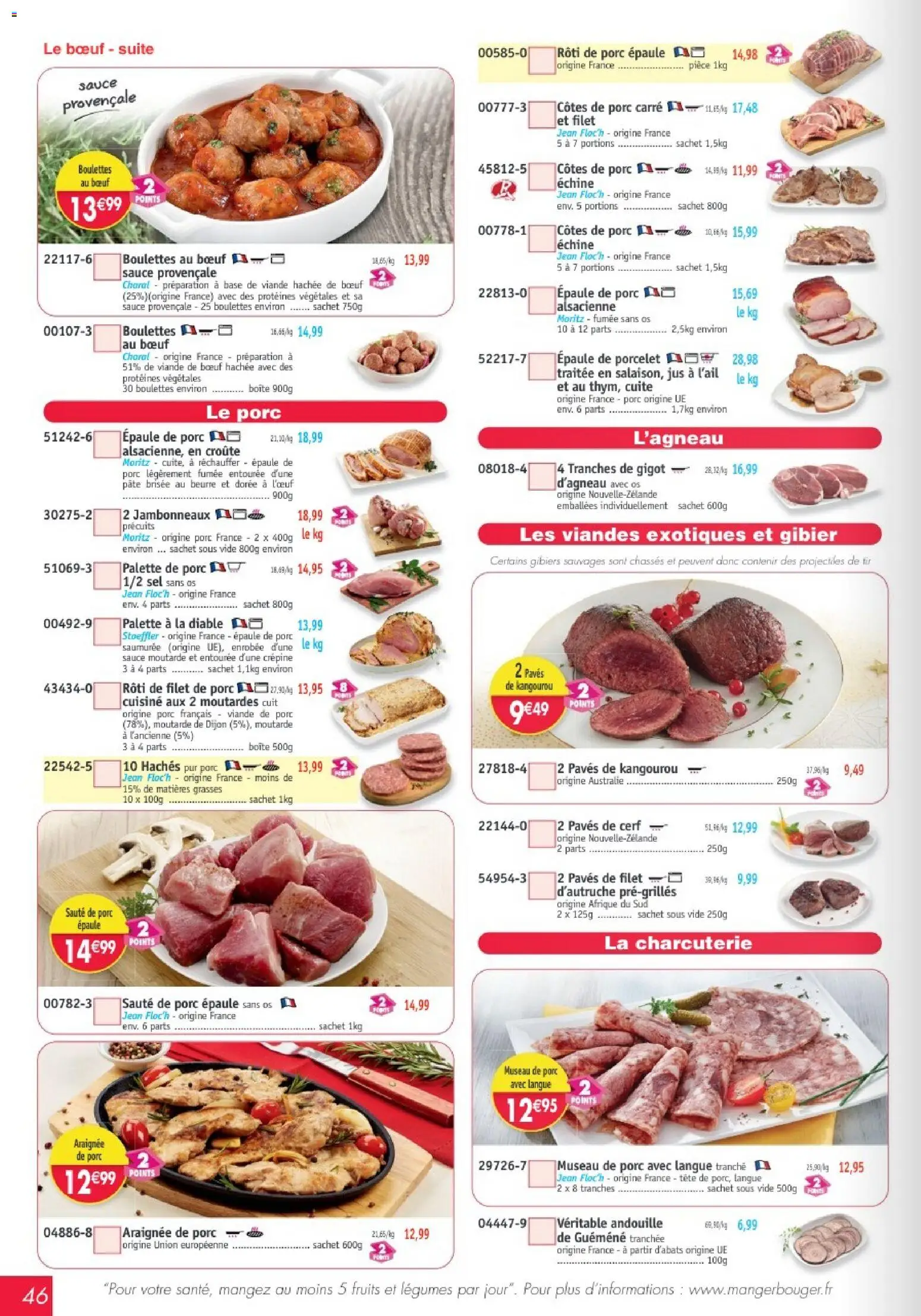 {H1} | Page: 46 | Produits: Charcuterie, Palette à la diable, Base, Pâte brisée