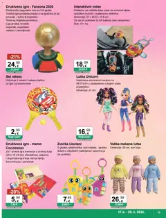 KTC - Katalog igračke i tekstil - Pregled kataloga iz trgovine KTC, vrijedi od 17.06.2026 | Stranica: 6 | Proizvodi: Lutka, Baterije, Igra