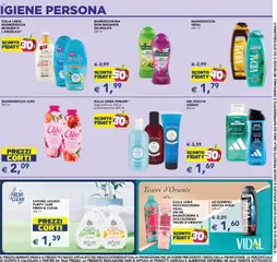 Anteprima del volantino Esselunga S volantino Cura e Bellezza valido a partire dal 10/09/2026 | Pagina: 13 | Prodotti: Bagnoschiuma, Latte, Basso, Doccia