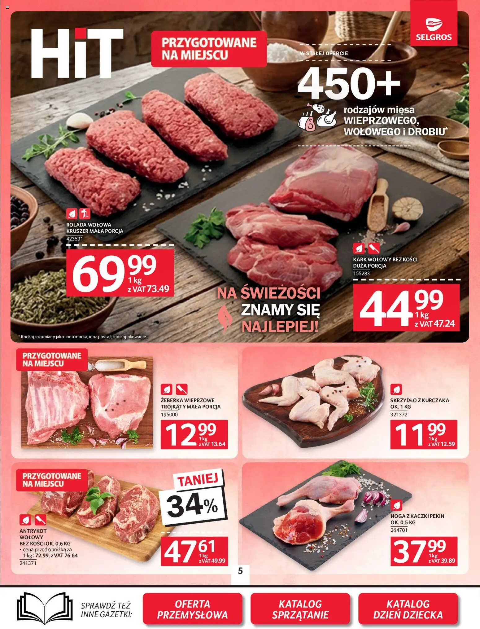 Selgros cash&carry gazetka od 21.05.2026 | Strona: 5 | Produkty: Rolada, Noga z kaczki