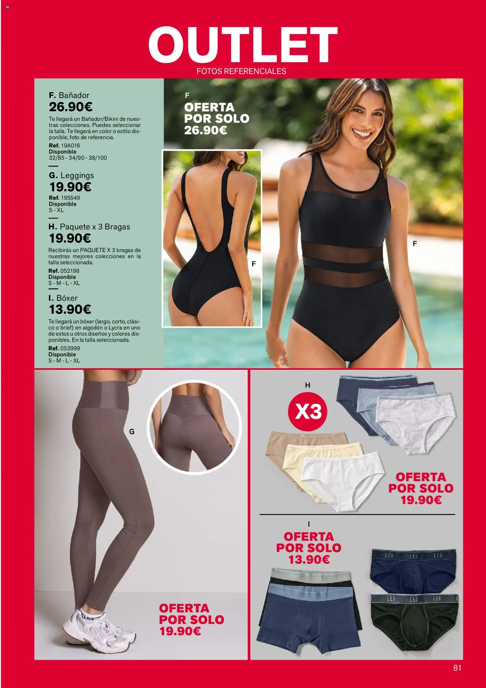 Leonisa folleto │ válido desde el 01/09/2026 | Página: 83 | Productos: Bragas, Té, Leggings, Algodón