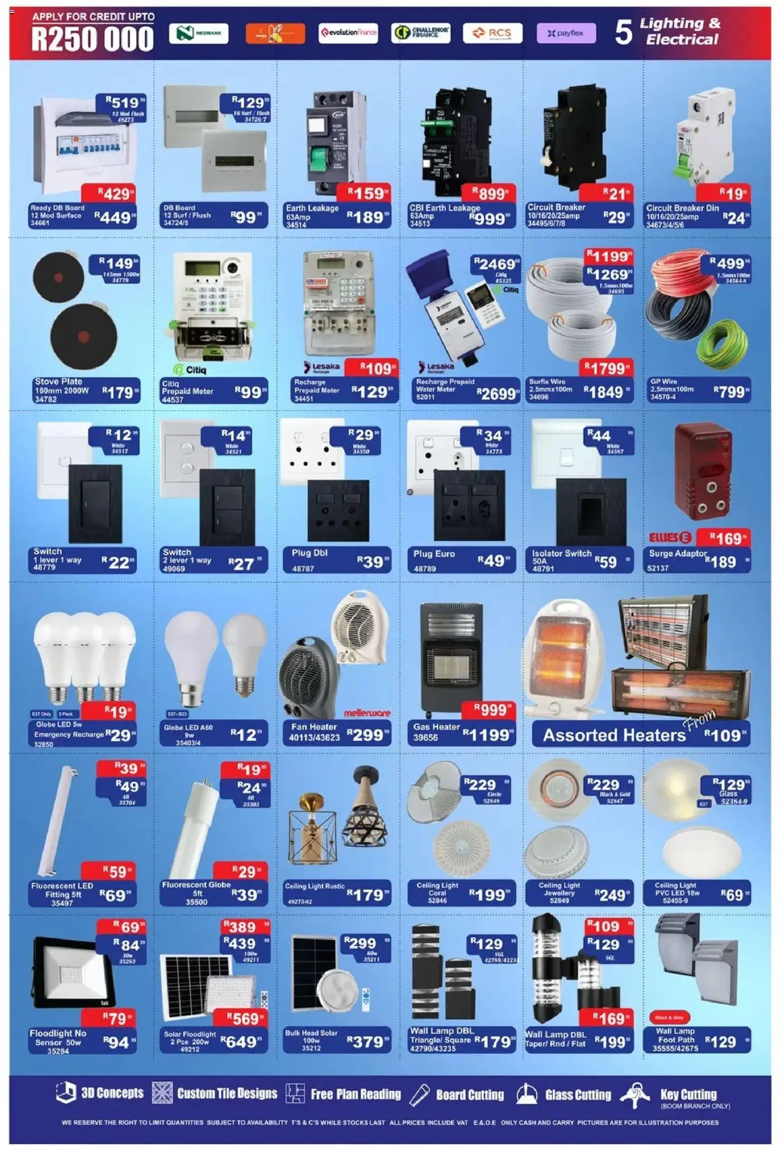 New K. Carrim catalogue – valid from 29.05.2026 | Page: 5 | Products: Globe, Fan, Heater, Water