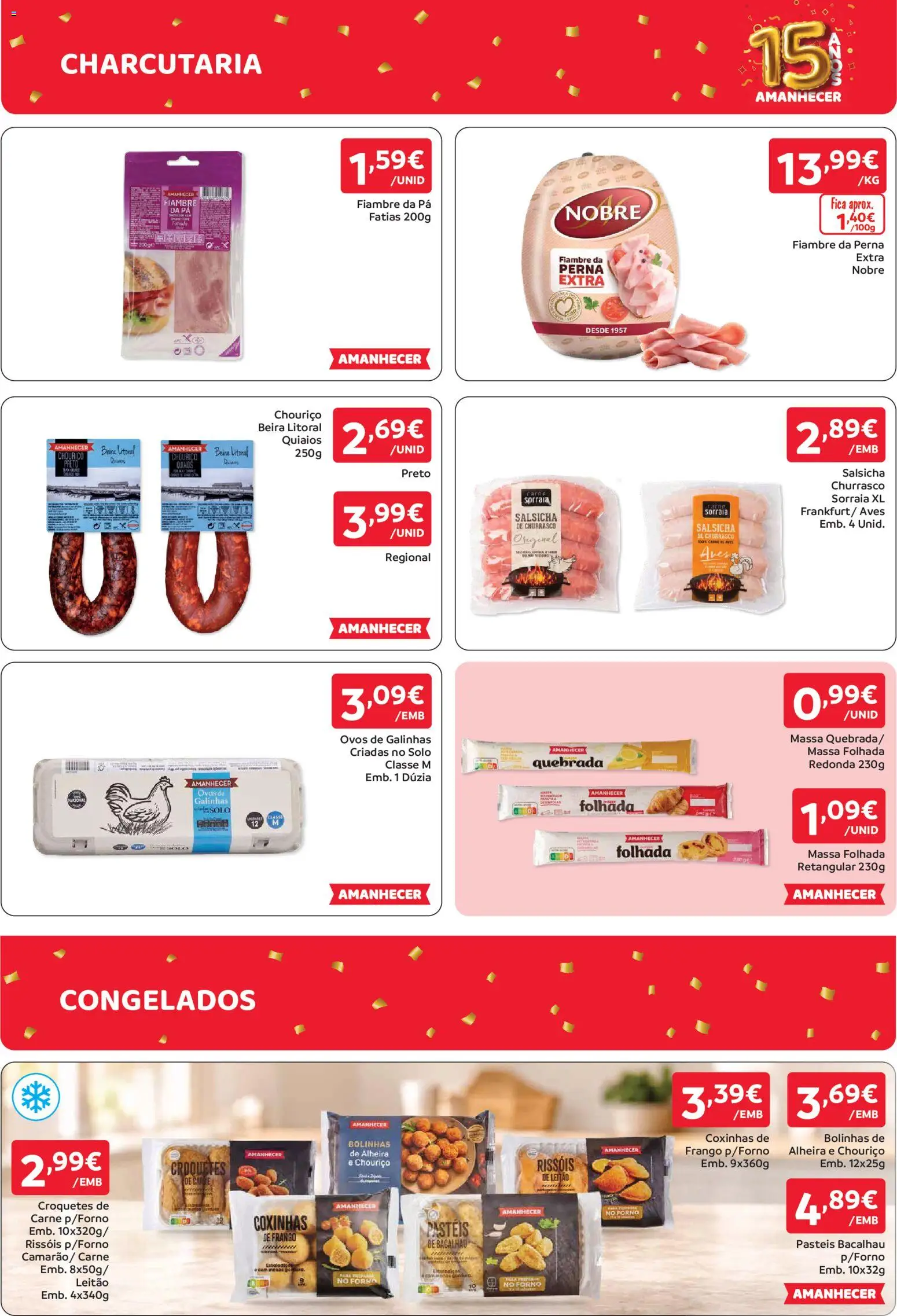 Amanhecer folheto │ válido de 15/10/2026 | Página: 8 | Produtos: Massa folhada, Ovos, Carne, Pá