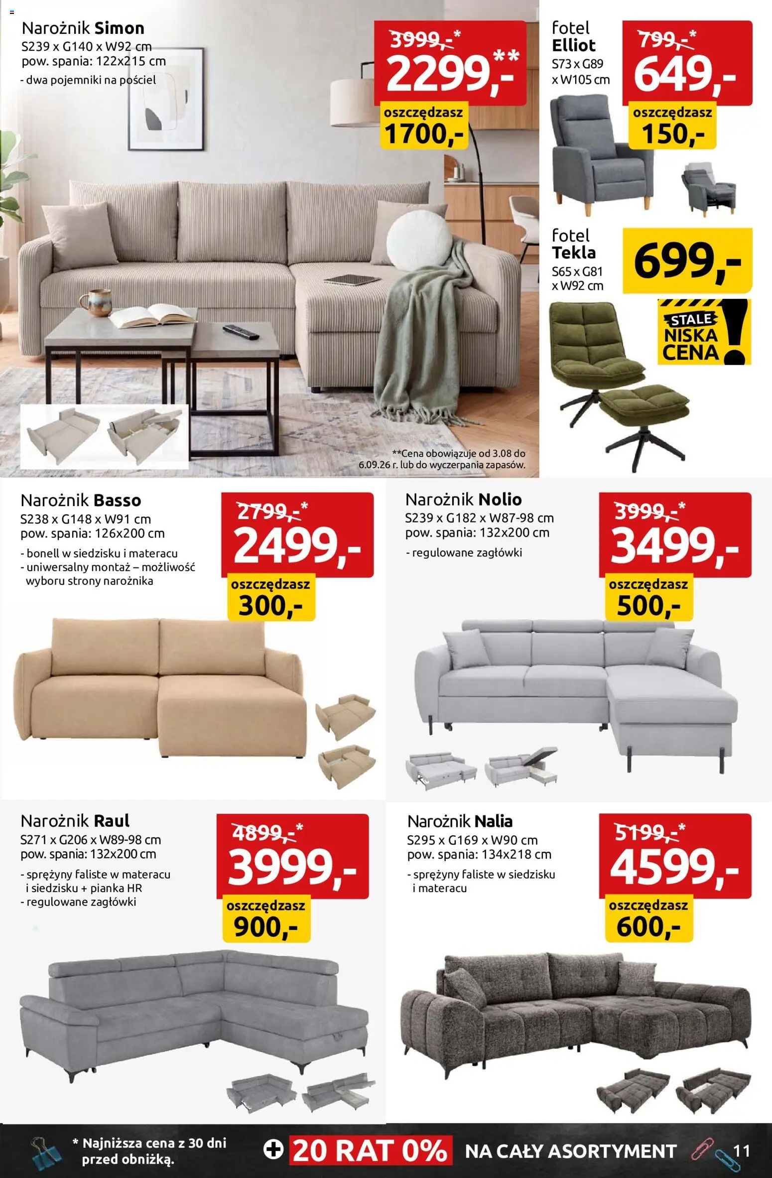 Black Red White promocje od 03.08.2026 | Strona: 11 | Produkty: Pościel, Fotel