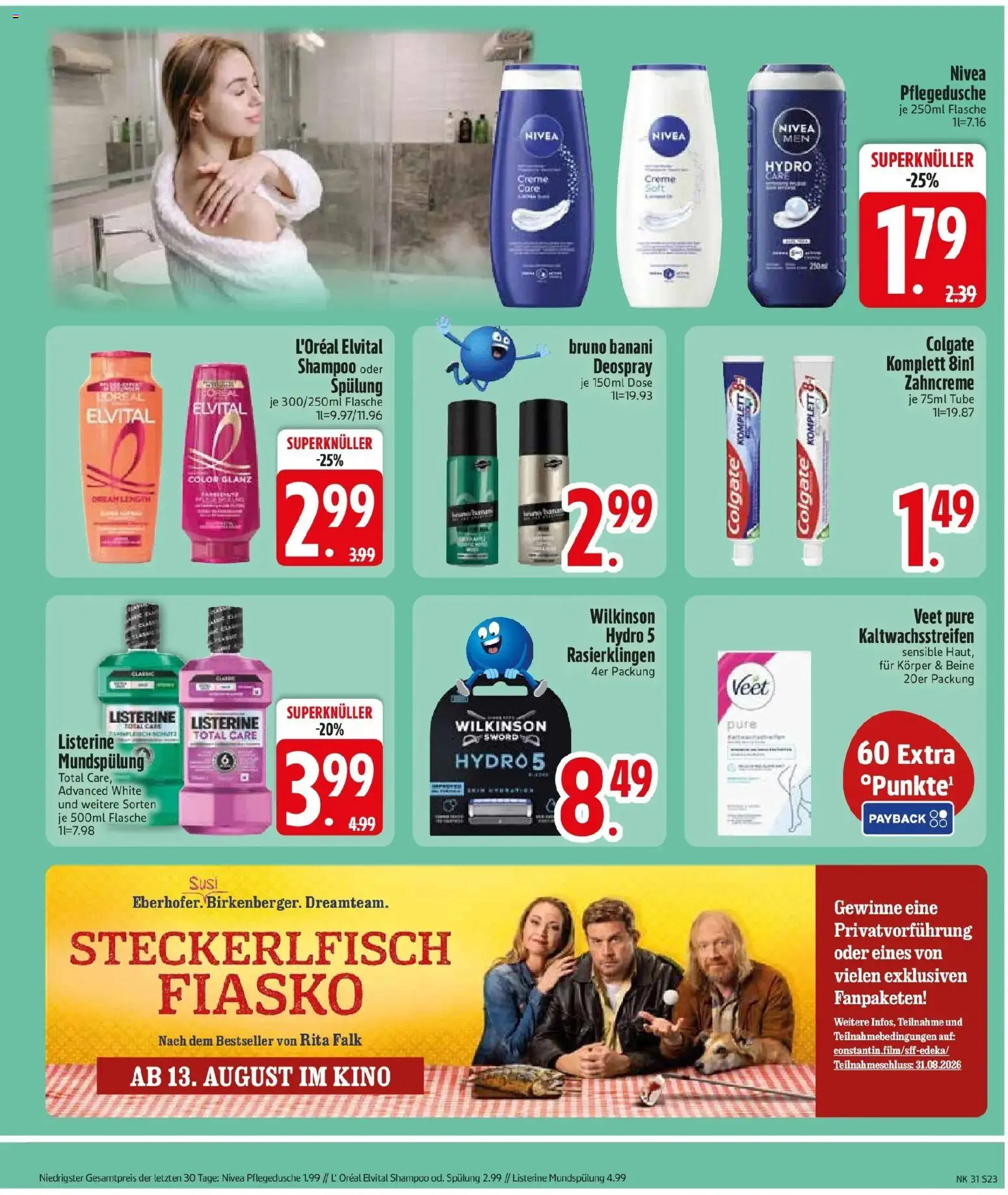 Edeka prospekt Wolfratshausen – gültig ab 27.07.2026 | Seite: 25 | Produkte: Shampoo, Spülung, Creme, Deospray