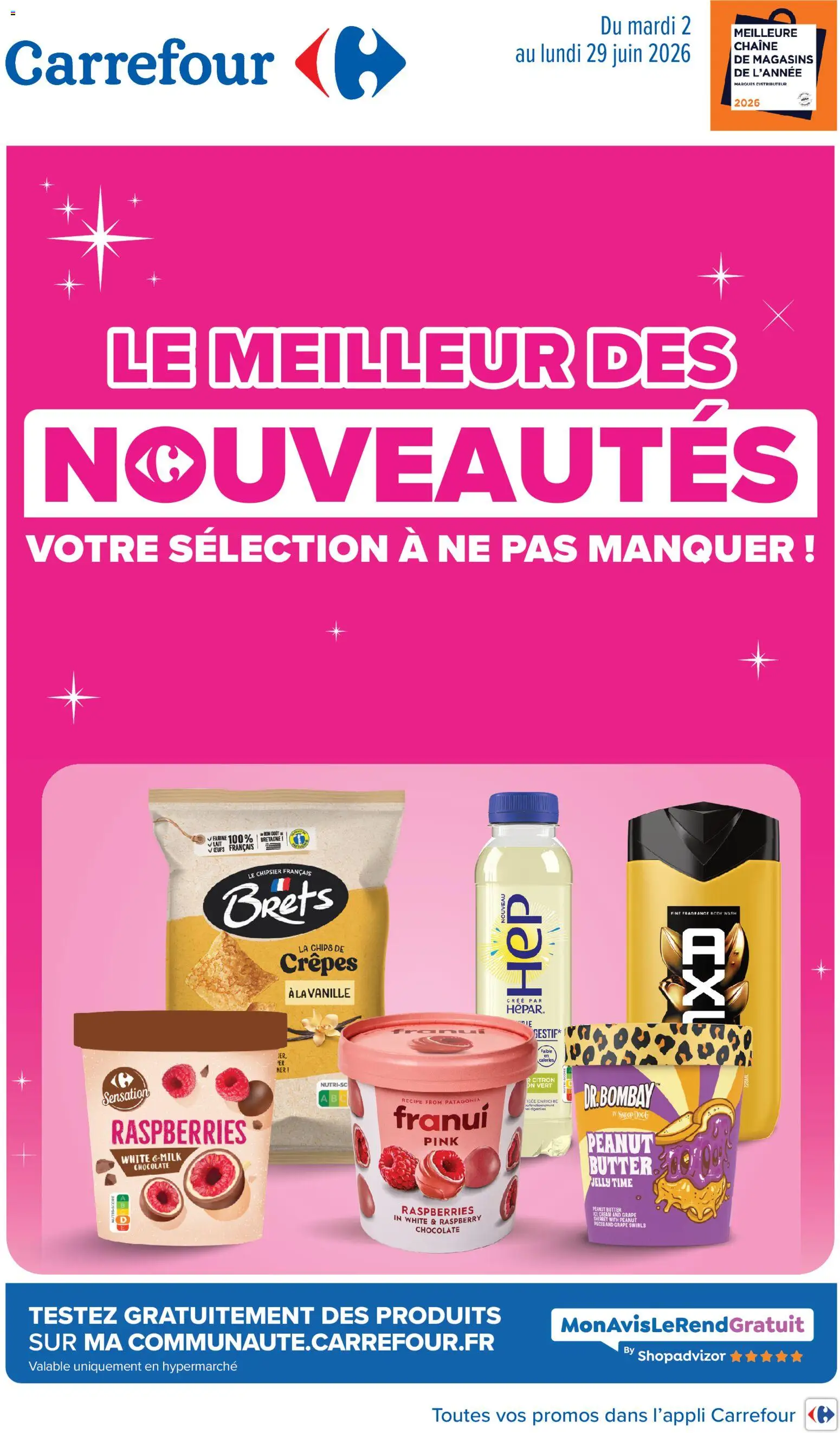 {H1} | Page: 1 | Produits: Body, Farine, Œufs, Chips