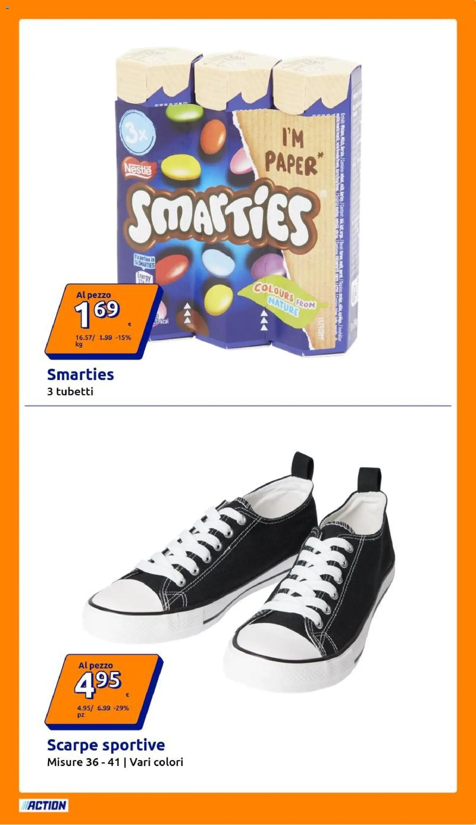 Volantino Action del 29/07/2026 | Pagina: 17 | Prodotti: Scarpe, Scarpe sportive
