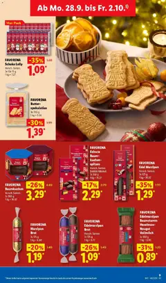 FAVORINA Butter-spekulatius, Je 250 g ab 28.09.2026 gültig | Seite: 25