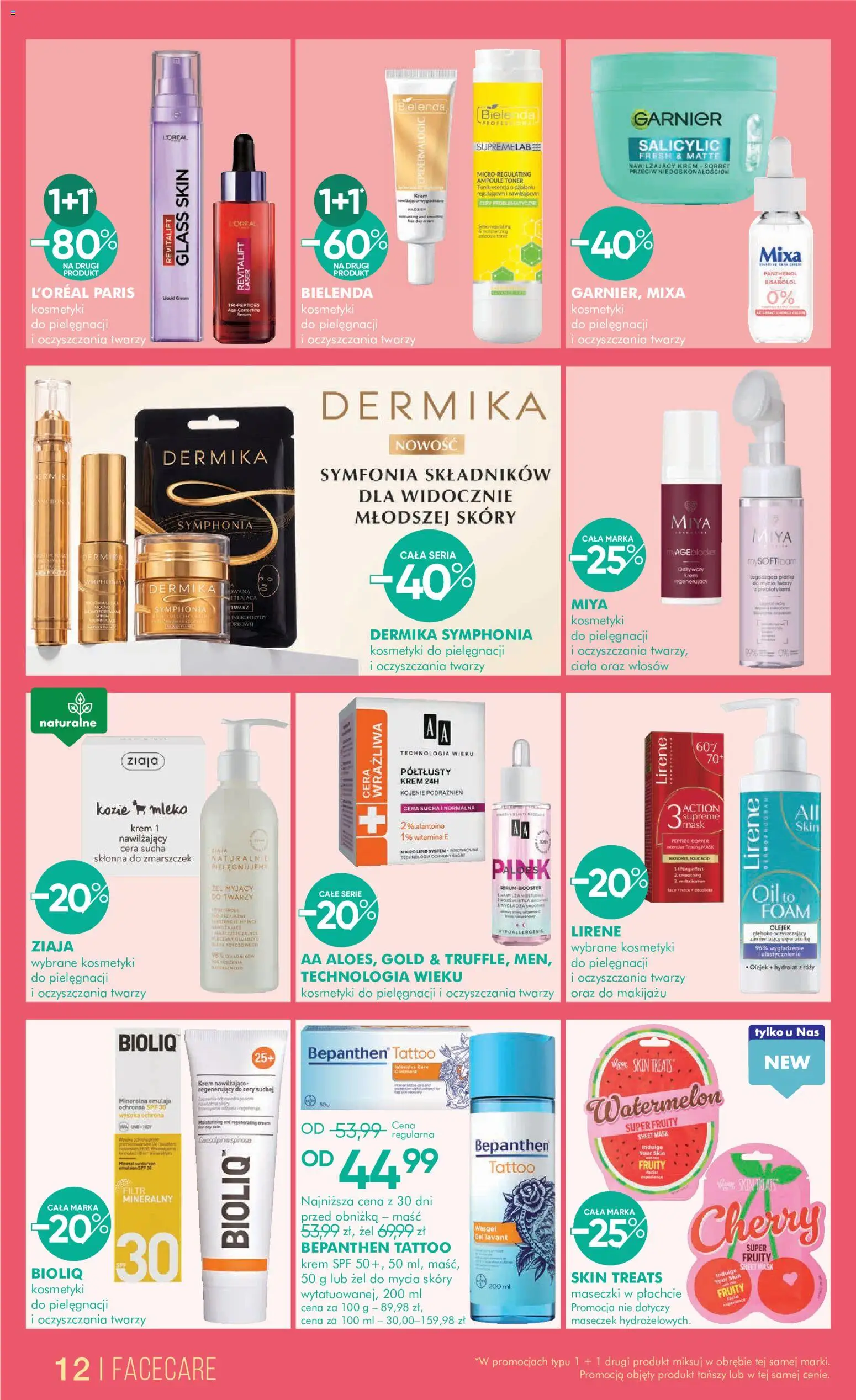 Super-pharm gazetka od 16.06.2026 | Strona: 12 | Produkty: Toner, Kosmetyki, Mleko, Tonik
