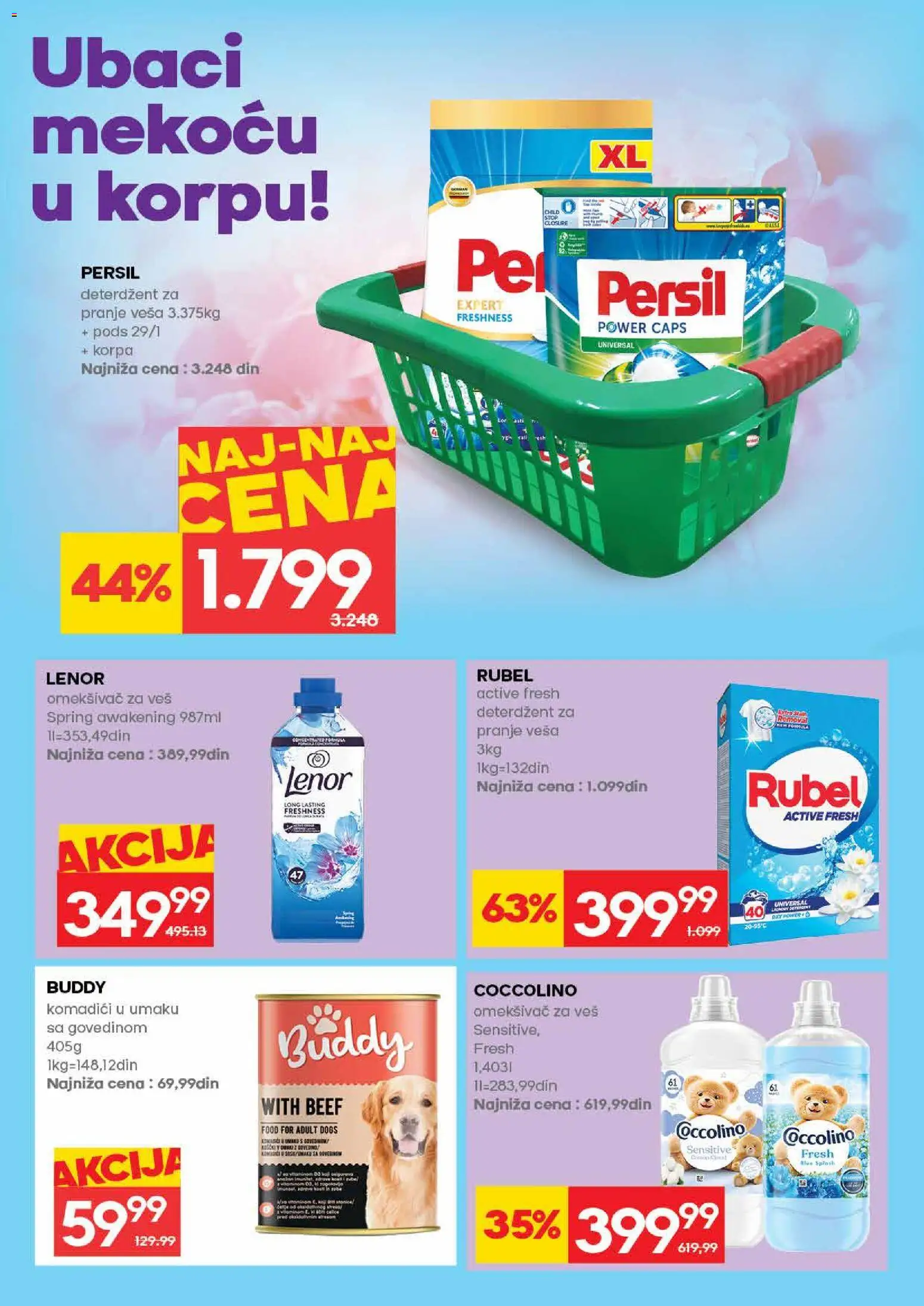 Roda katalog - važi od 04.06.2026 | Strana: 30 | Proizvode: Lenor, Korpa, Coccolino, Persil
