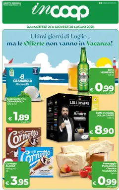 Anteprima del volantino COOP volantino inCoop Sicilia valido a partire dal 21/07/2026