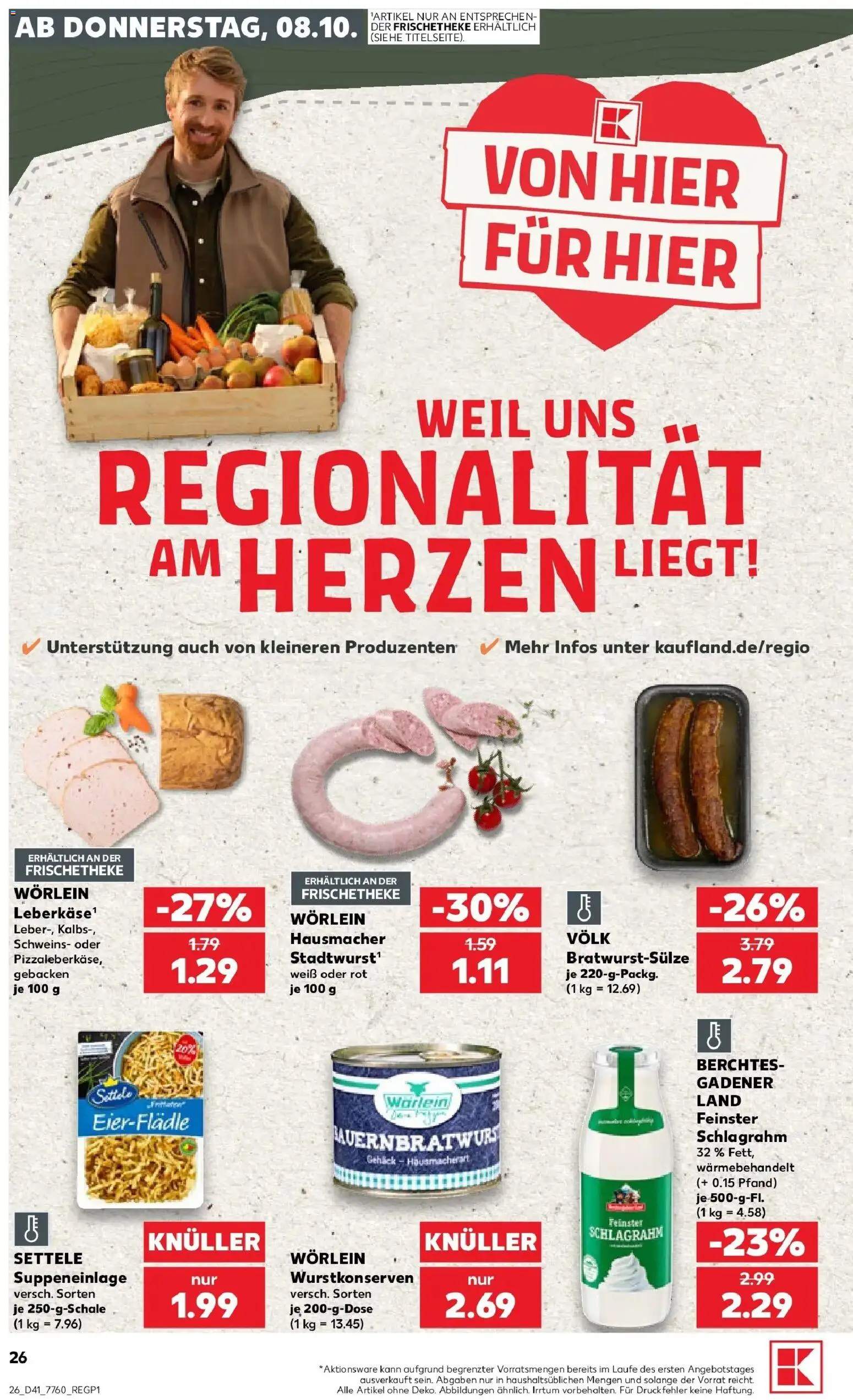 Prospekt Kaufland ab 08.10.2026 » Angebote Online zum Blättern | Seite: 26