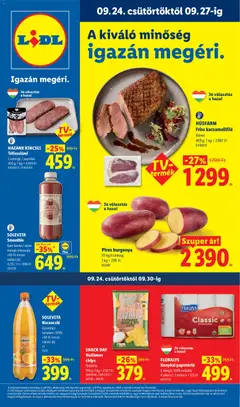 Lidl akciós újság - amely érvényes a következő dátumtól: 2026.09.24.
