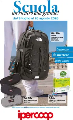 Anteprima del volantino Ipercoop volantino Scuola Milano valido a partire dal 09/07/2026