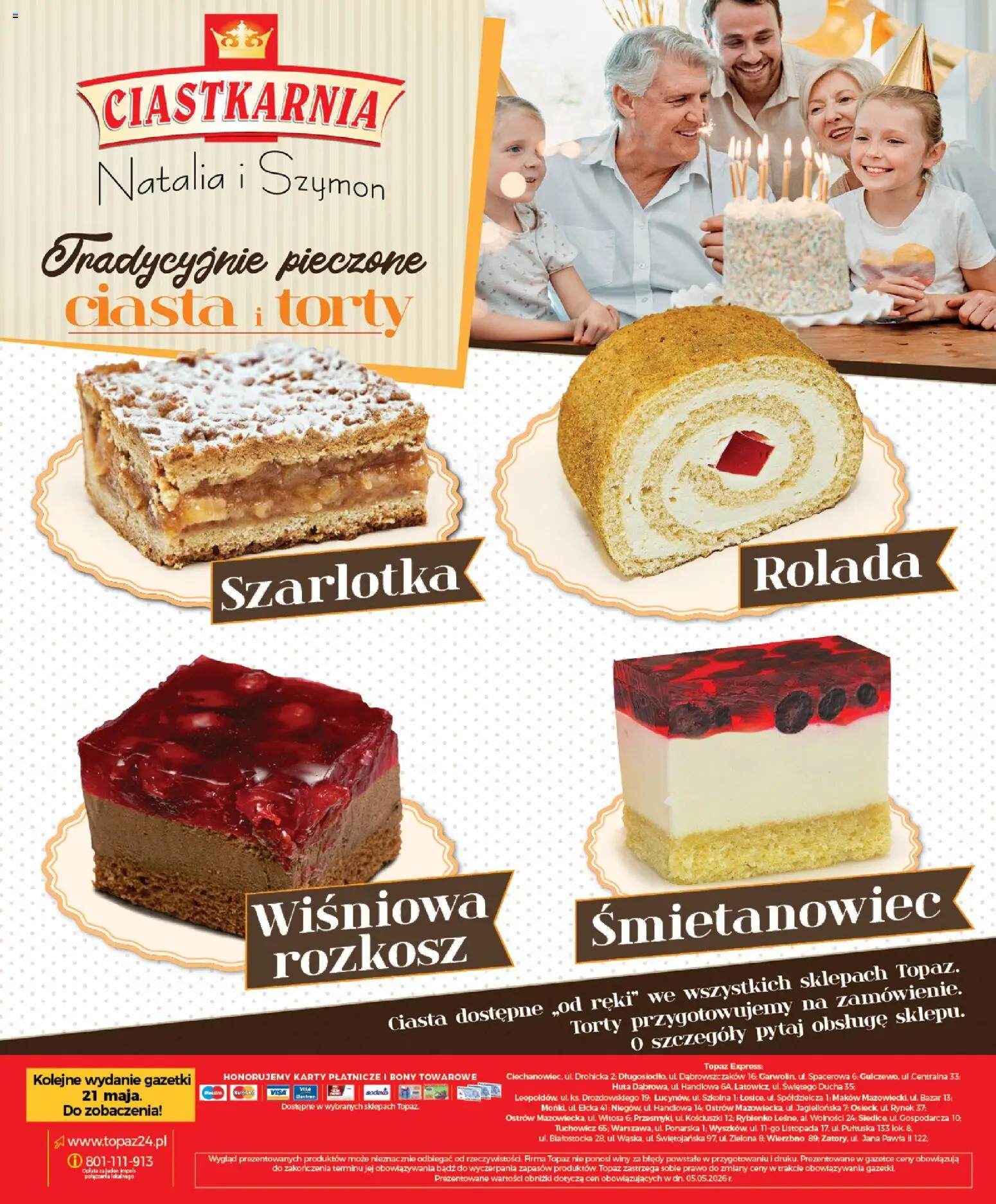 Topaz gazetka - Express od 14.05.2026 | Strona: 28 | Produkty: Rolada
