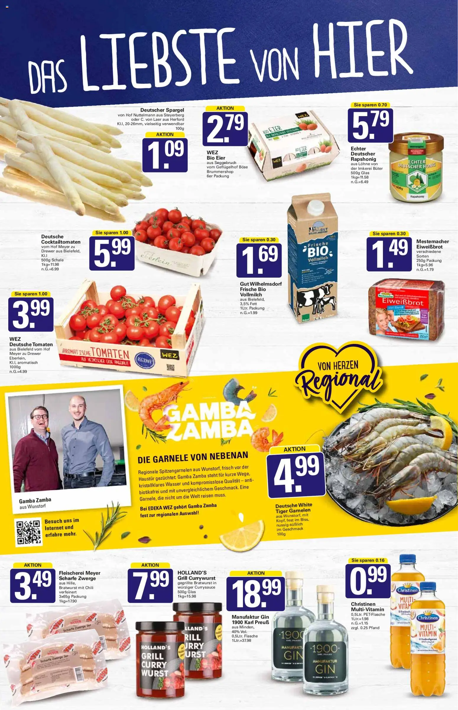 WEZ Prospekt – gültig ab 08.06.2026 | Seite: 7 | Produkte: Grill, Wurst, Chili, Tiger garnelen
