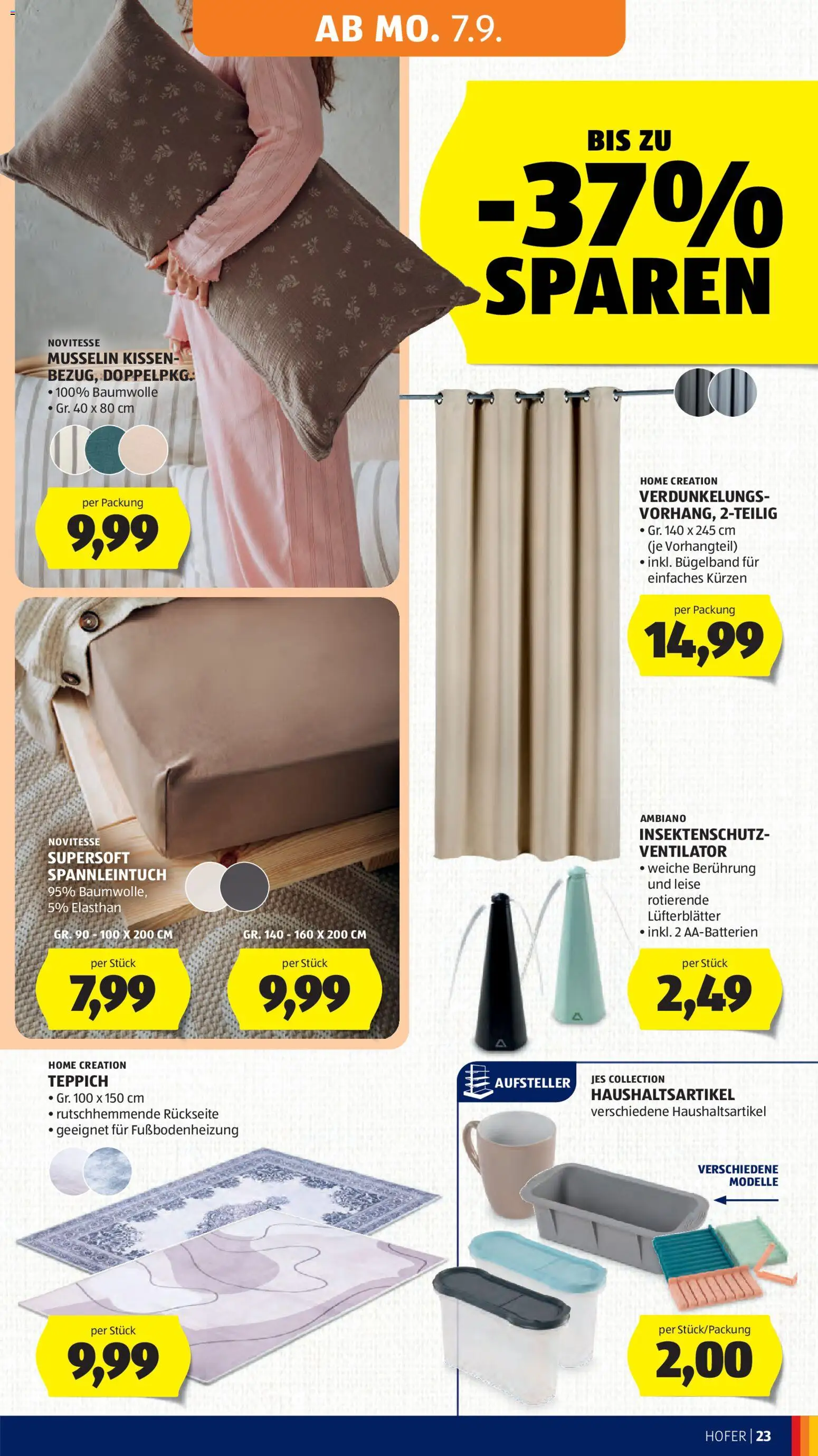 Hofer Flugblatt gültig ab 04.09.2026 | Seite: 31