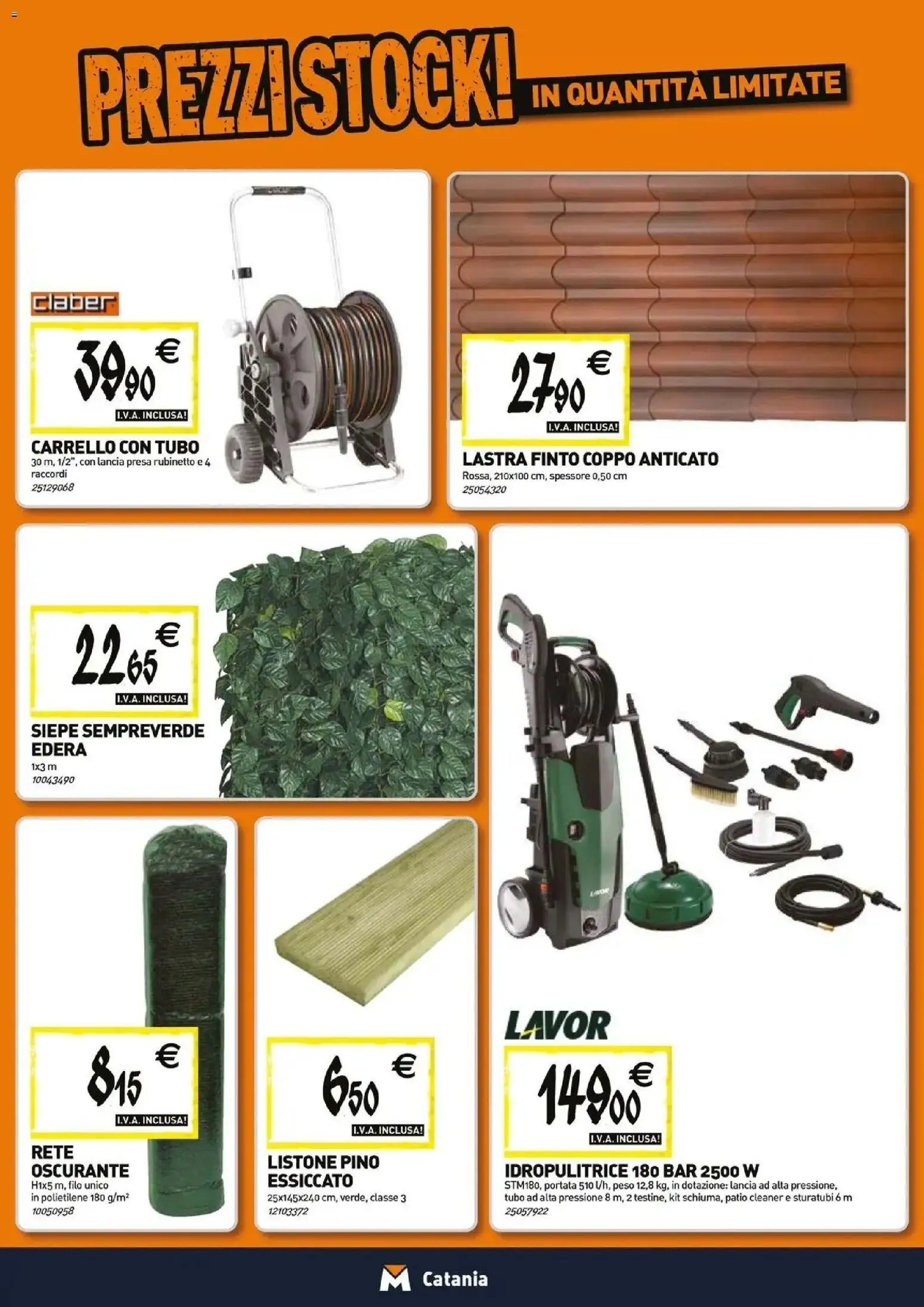 Volantino TECNOMAT del 23.04.2026 | Pagina: 18 | Prodotti: Tubo, Carrello, Idropulitrice, Presa
