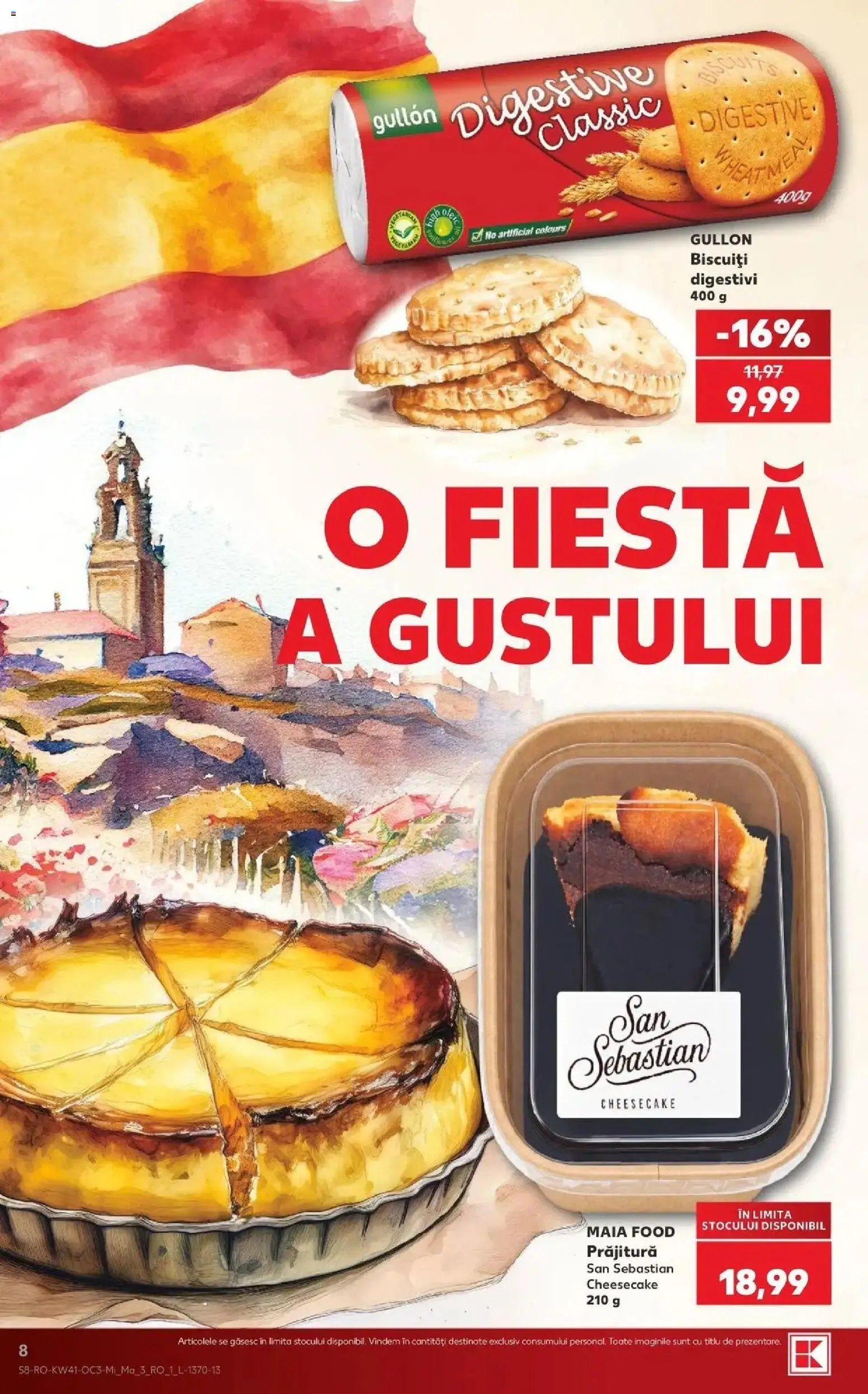 Kaufland Codlea 07.10.2026 - Revista si Oferta | Pagină: 8 | Produse: Prăjitură, Biscuiți
