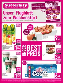 Sutterlüty Flugblatt ab 14.09.2026 gültig