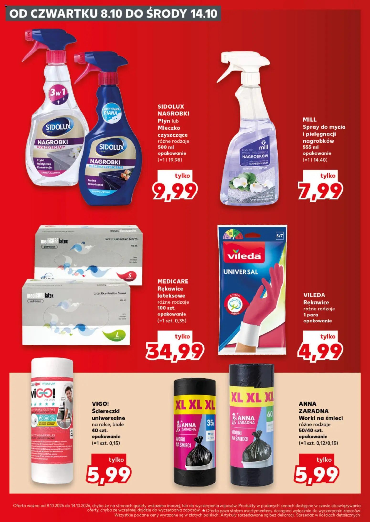 Kaufland Polsko leták - Katalog znicze od 08.10.2026 | Strana: 20 | Produkty: Sidolux