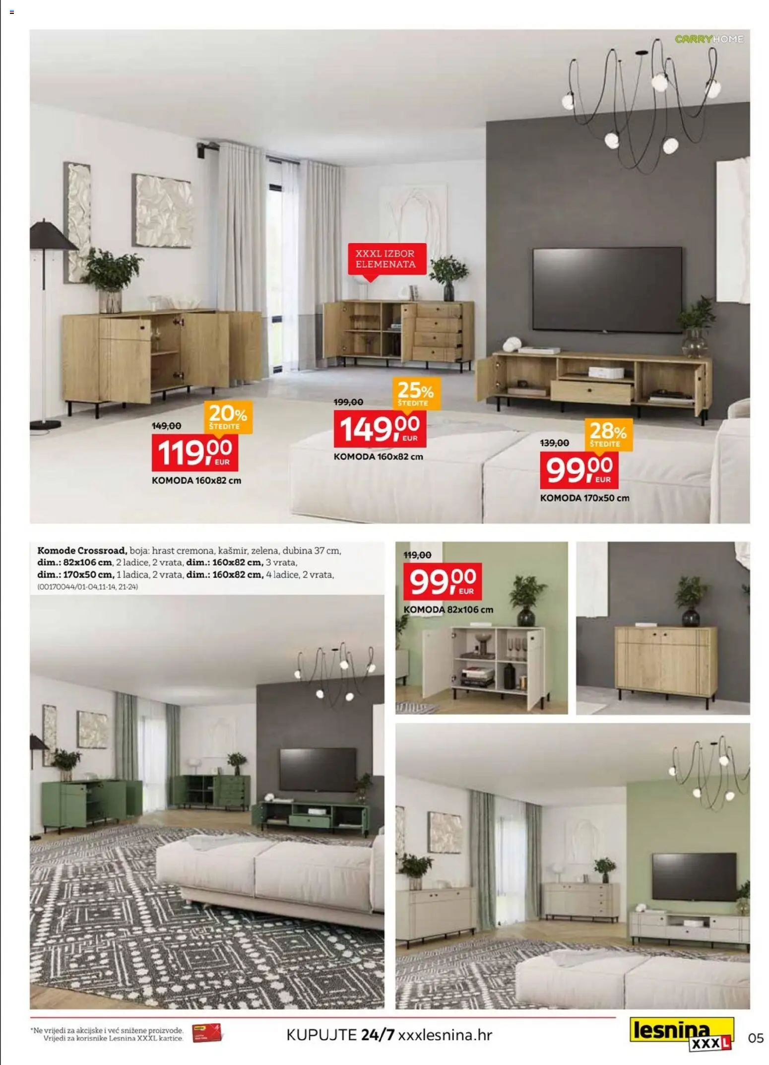 Lesnina katalog | vrijedi od 01.08.2026 | Stranica: 5 | Proizvodi: Komoda