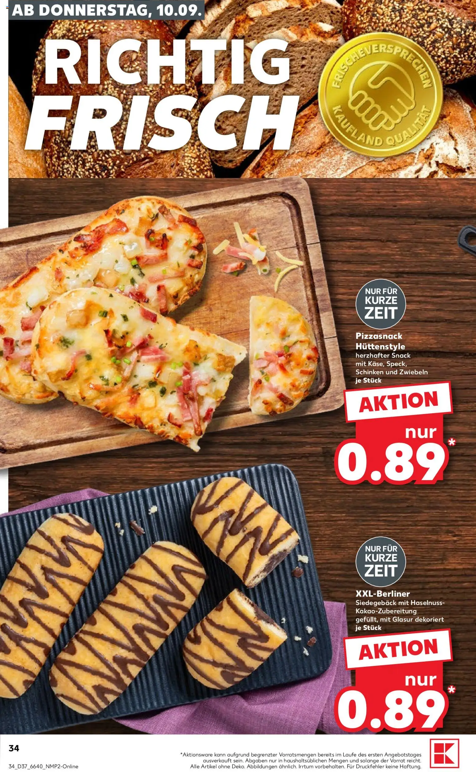 Kaufland Německo leták od 10.09.2026 | Strana: 34