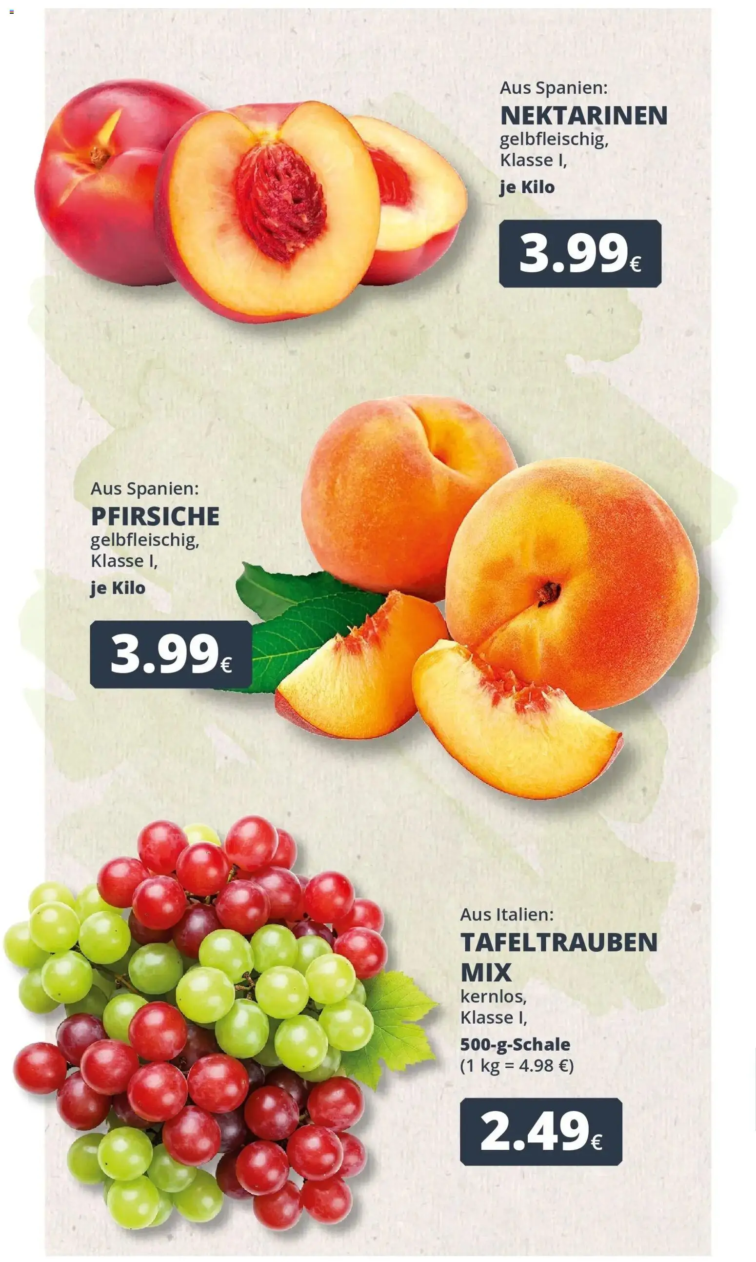 REWE Prospekt ab 17.08.2026 zum Blättern » Angebote | Seite: 2 | Produkte: Nektarinen