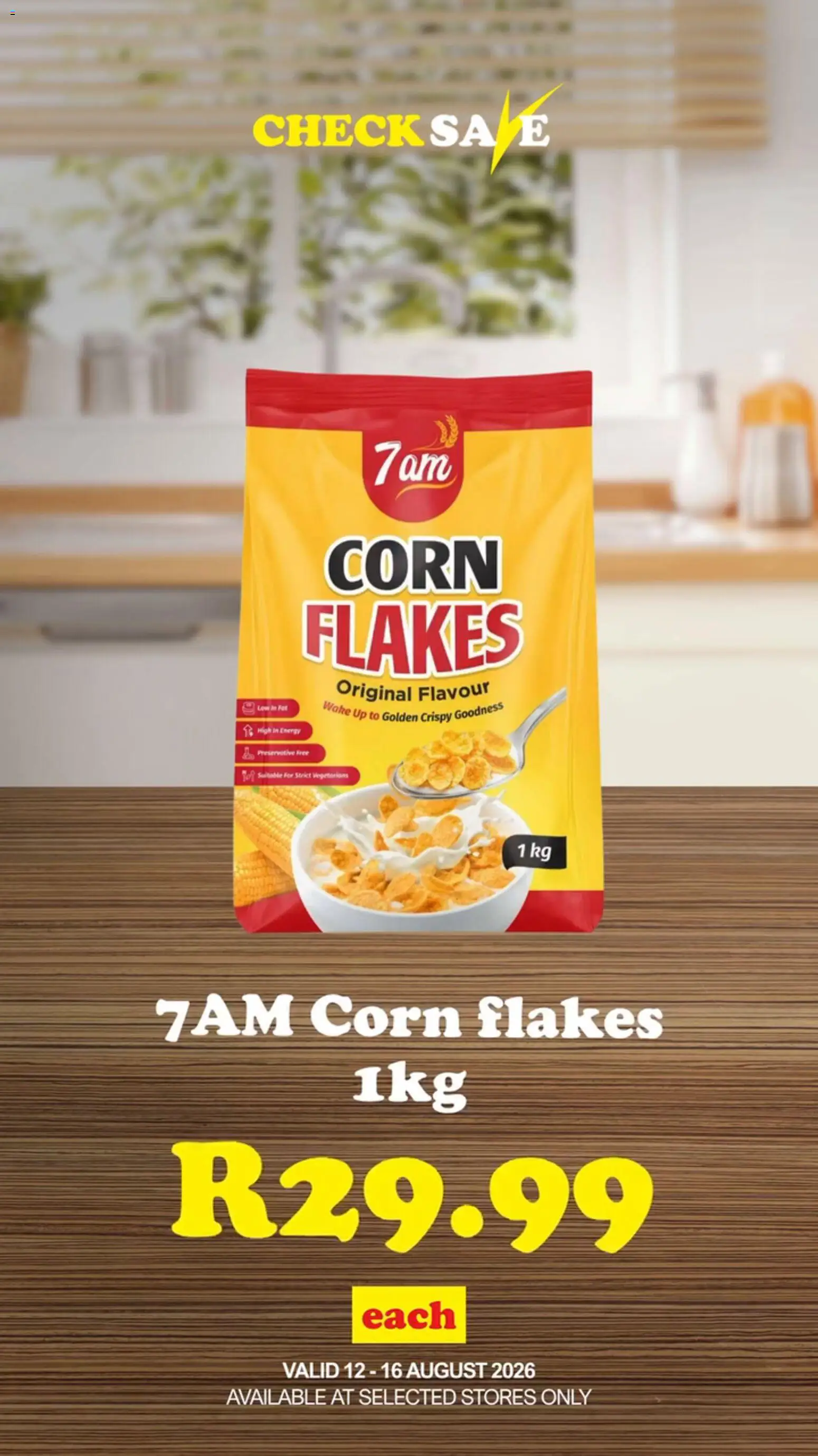 New Check Save catalogue – valid from 12/08/2026 | Page: 4 | Products: Corn, Corn flakes, Flakes, Preservative
